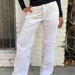 Old Navy Y2K 2000s  low waist white cargo pants size 4 Photo 1