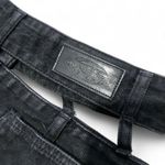 Poster Girl Black denim skirt with cut-out detail.  size small Photo 4