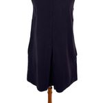 Vintage Minnie Mortimer Knit Dress Medium Sleeveless Navy Side Zip Classic Blue Photo 2