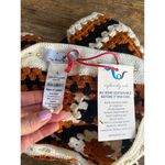 My Beachy Side Hand Crochet Embroidered Shorts Chocolate Womens Size Large Black Photo 7