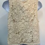 Noille Silk eXchange Crochet Short Sleeve silk Top cardigan vest Photo 1