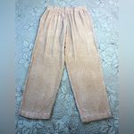 MOMONI Vischio Italian Luxe Woven Beige Loungewear Ankle Crop Trousers 42/12🧡 Photo 4