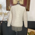 J.Crew Quilted Signature Puffer Lady Jacket PrimaLoft Dusty Ivory - Sz 6 ๐งก๐ Photo 8