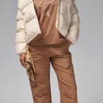 Jordan NWT Nike Women Chicago Utility Cargo Pants Tan S Standard Fit Joggers Photo 0