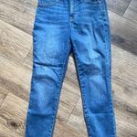 Madewell  Medium Wash Curvy High Rise Skinny Crop Jeans Size 26P Photo 0