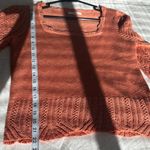 LC Lauren Conrad  Square Neck Coral Knit Sweater Size Small Photo 8