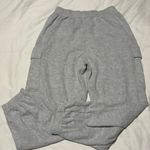 Aerie  Grey Waffle Cargo Knit Joggers Photo 2
