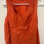 Loft Women's Sleeveless Orange Top Photo 0