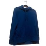 Athleta  Cozy Karma Side Slit Fleece Lined Blue
Hoodie Sweatshirt Small Photo 4