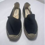 Soludos NWOB The Original Espadrille Sandals Cotton Jute Loafers Black sz. 6.5 Photo 2