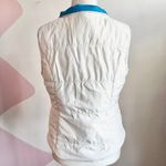Aeropostale Puffer Vest Logo Y2K 2000s Preppy Retro Snow Bunny White Medium Photo 2