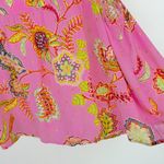 Aerie NWT  Floral Cropped Swing Tank Top Metallic Pink Size Medium M NEW Photo 12