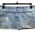 Insight 51 Y2K Micro Denim Mini Skirt Blue Size XL Festival Beach Coastal Rodeo Photo 0