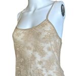 Victoria's Secret Victoria’s Secret medium sheer gold/ nude lace cami nighty sleepwear intimates Photo 2