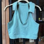 Outdoor Voices Warmup Collared Crop Top workout sports bra tennis preppy vneck Photo 6