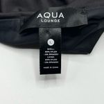 AQUA Lounge Black One Piece Swimsuit Sz L Photo 7