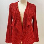 Red Crochet Cardigan 🧶 Size M Photo 0