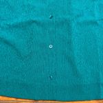 Athleta Echo Top Teal Textured Short Sleeve Collared Button Front Women's Medium Photo 1