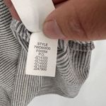 Lucky Brand  Women’s Off Shoulder Striped Gauzy Peasant Top Medium Black White‎ Photo 8