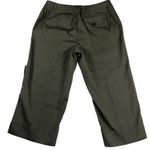 J. Jill Cropped Wide Leg Cargo Pants Ribbed Cotton Beechwood Size 10P Brown Photo 5