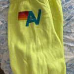 Aviator Nation  Neon Yellow Sweatpants Photo 0
