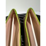 NWT Dreamwalker "Sandra Lima" Handmade Shoes Green Bow Art Flats Size 37 Brown Photo 8