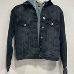 Kendall + Kylie  Stars Black Denim Jacket Photo 0