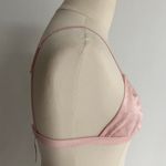 Triangle Bralette Soft Cup Wireless Bra NWOT Pink Photo 2