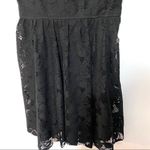 ZARA  TRF Black Lace Babydoll Mini Dress – Medium – Y2K Inspired Photo 2
