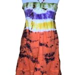 Peppermint Bay Orange Purple Tie Dye Dress M Size M Photo 0