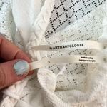 Anthropologie By  Pointelle white ivory knit Cover-Up Dress size large Photo 10