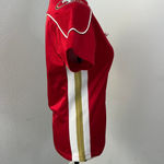 NFL Rare Y2K San Francisco 49ers red & white lace up baby tee jersey - Size S Photo 3