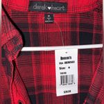 Derek Heart Derek Hart red & black plaid shirt nwt Photo 5