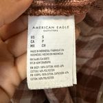 American Eagle Pink Plaid Button Down Hooded Long Sleeve Flannel Size S Photo 4