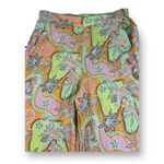 Roxy Midnight Avenue Wide Leg Lightweight Pants women’s Size XL orange floral Photo 3