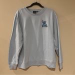 Disney  Light Blue Stitch Crewneck Photo 1