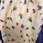 Denim and Yellow Floral Maxi Dress​ Blue Size M Photo 3