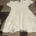 ZARA dress mini boho embroidered openwork lace eyelet summer sundress M Photo 12