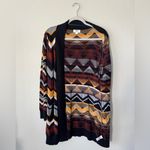 Missoni By Target Zig Zag Brown, Yellow, Black Long Sleeve Cardigan Womens L Brown Size L Photo 1