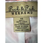 Peck & Peck  Size 16 Women’s Lined Boho 100% Linen Pencil Skirt Summer bottoms Photo 1