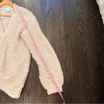 Rachel Zoe  Cream Textured Knit Cardigan Photo 5