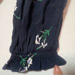 Ann Taylor  Factory Dress Navy Blue Long Sleeve Size 2 NWT Button Front Collared Photo 5