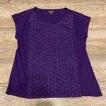 Coldwater Creek Purple Design Women’s T-shirt Photo 1