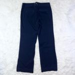 J.Crew Women’s City Fit Classic Twill Chino Navy Blue Nautical Wide Leg Pants 8 Photo 4