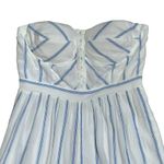 American Eagle  Outfitters White Striped Wide Leg Jumpsuit | U.S. Woman’s Small Photo 1