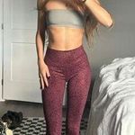Lululemon  Women's Burgundy and Purple Leggings Photo 0