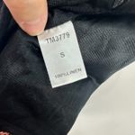 THML Skirt Womens S Black Linen Embroidered Boho Festival Coastal Chic Resort Photo 5