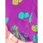 Peach Love California Fun Peach Love Purple Cactus Print Dress Women’s Size: 2XL Photo 6
