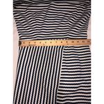 Hutch Off Shoulder Dress Size S Blue White Striped Knit Asymmetrical Nautical Photo 7