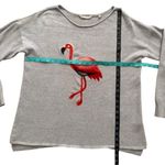 Soft Surroundings  Flamingo Cozy Soft Tropical Size Large Coastal Sweater Photo 3